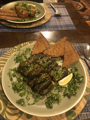 Dolmas at Manipura Ethic Cafe & Bar in Baku