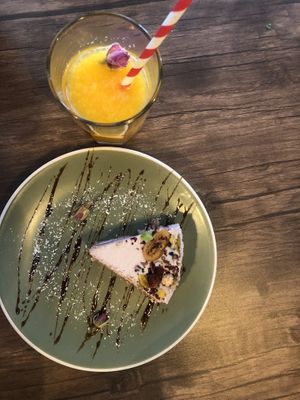 Strawberry Cheesecake  at Manipura Ethic Cafe & Bar in Baku