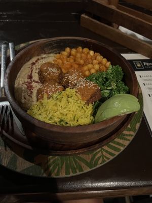 Yummy vegan meals. The service was good.  at Manipura Ethic Cafe & Bar in Baku