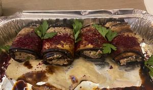 Eggplant rolls   at Manipura Ethic Cafe & Bar in Baku