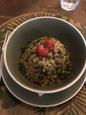 Mushroom risotto   at Manipura Ethic Cafe & Bar in Baku