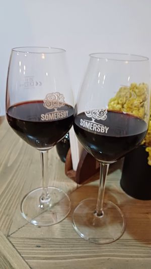 Red wine at Manipura Ethic Cafe & Bar in Baku