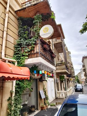 Facade at Manipura Ethic Cafe & Bar in Baku