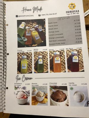   at Manipura Ethic Cafe & Bar in Baku