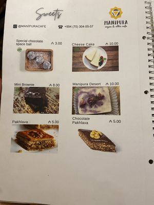   at Manipura Ethic Cafe & Bar in Baku