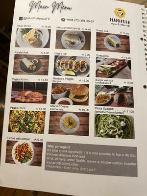   at Manipura Ethic Cafe & Bar in Baku