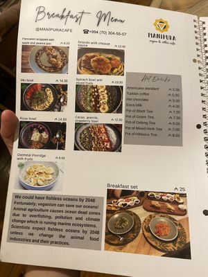   at Manipura Ethic Cafe & Bar in Baku