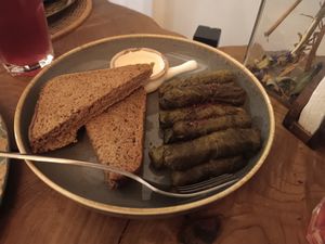 Yarpag dolma at Manipura Ethic Cafe & Bar in Baku