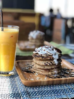 Pan cake at Manipura Ethic Cafe & Bar in Baku