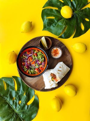 Falafel at Manipura Ethic Cafe & Bar in Baku