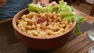 The Mac and cheese was my favorite... Soooo tasty! at Manipura Ethic Cafe & Bar in Baku
