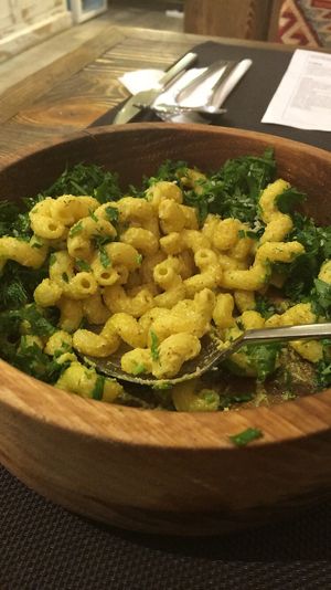 Mac N’cheese  at Manipura Ethic Cafe & Bar in Baku