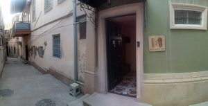 Entrance from street. A little hard to find as they moved and Google maps is not updated about it at Manipura Ethic Cafe & Bar in Baku
