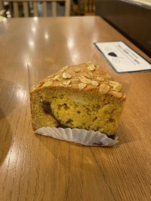 Vegan Pumpkin Azuki cake  at Natural Harmony Coa in Yokohama