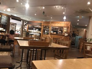 Interior (also a semi-upstairs area behind) at Natural Harmony Coa in Yokohama