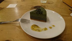 Tofu cake at Natural Harmony Coa in Yokohama