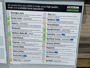 Menu   at Mother's Kitchen - Coffee Matters in Bar Harbor