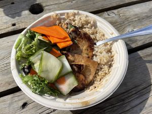 Tofu Bahn Mi Bowl  at Mother's Kitchen - Coffee Matters in Bar Harbor