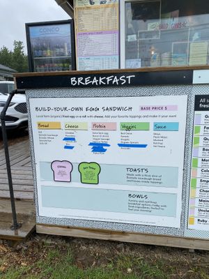 Vegan ban mi and valentine were both great!   at Mother's Kitchen - Coffee Matters in Bar Harbor