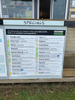 Menu   at Mother's Kitchen - Coffee Matters in Bar Harbor