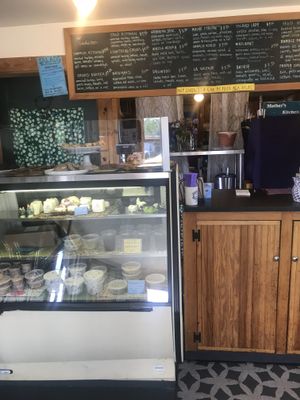 Baked goods & salads at Mother's Kitchen - Coffee Matters in Bar Harbor