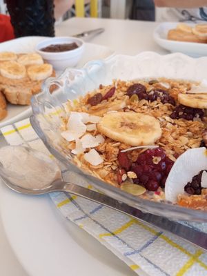 A close up in chia pudding  at Thai Me up in Ios