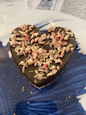 Cute and sweet little cake  at Cafe Oha  in Frederiksberg