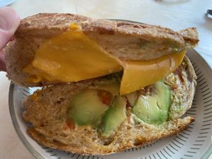 Sandwich  at Kattakaffihusid in Reykjavik