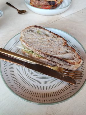 Pesto sandwich at Kattakaffihusid in Reykjavik