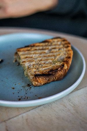 Grilled Pesto Sandwich at Kattakaffihusid in Reykjavik