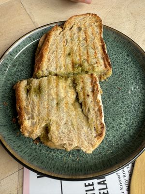 Pesto sandwich   at Kattakaffihusid in Reykjavik