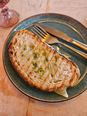 Grilled cheese with pesto at Kattakaffihusid in Reykjavik