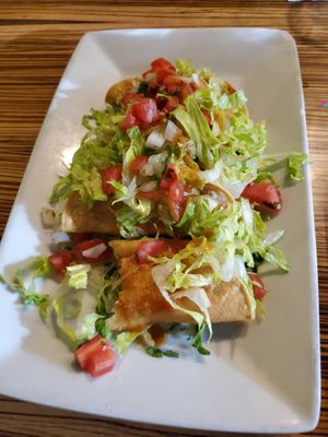 Tacos dorado de papa - potato-filled tacos. Who knew??! at Mayahuel in Sacramento