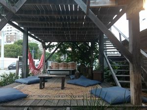 Wonderful place to stay and eat. at Ozz Garden in Itajai