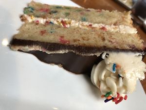 Custom birthday cake  at Baked Vegan in Port Chester