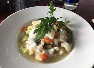 Wurzelgemüseeintopf  at Dinzler Kaffeerösterei AG in Irschenberg