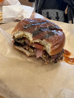 Veggie burger  at B.GOOD - Washington St in Boston