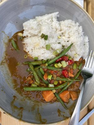 Count the sweet potatoes!   at The Riverside Inn in Bournemouth
