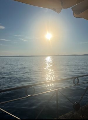 Ausblick von der Terrasse  at Hotel Zum Schiff in Meersburg