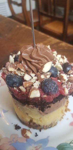 "Surprise me" layered personal cake ❤️ at Kastanientörtchen in Berlin