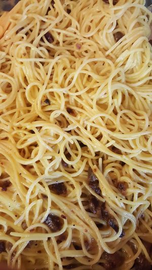 Carbonara (no eggs no mear) just delicious at Vegan Italy in Tallinn