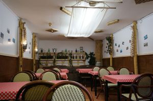 Inside at Vegan Italy in Tallinn