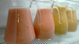 Smoothies at Vegan Italy in Tallinn