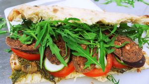 Sandwiches at Vegan Italy in Tallinn