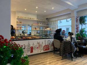Interior at Brigit's Bakery in London