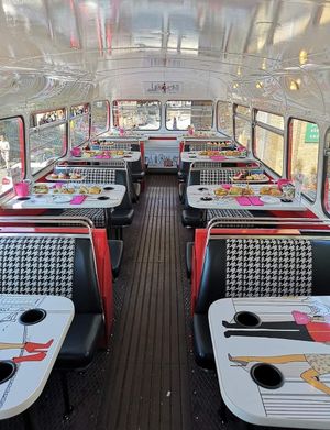 I at Brigit's Bakery in London