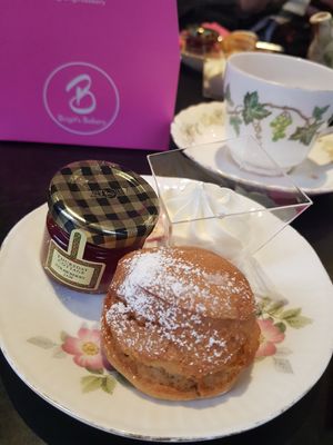 too smal scones at Brigit's Bakery in London