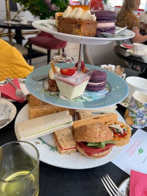 Vegan afternoon tea at Brigit's Bakery in London