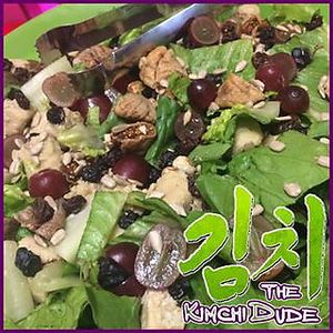 Mediterranean salad  at Hub City Permaculture -The Kimchi Dude in Hagerstown