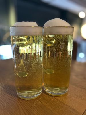 Beers at Newcastle Tap in Newcastle Upon Tyne